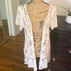 Pixley lace kimono